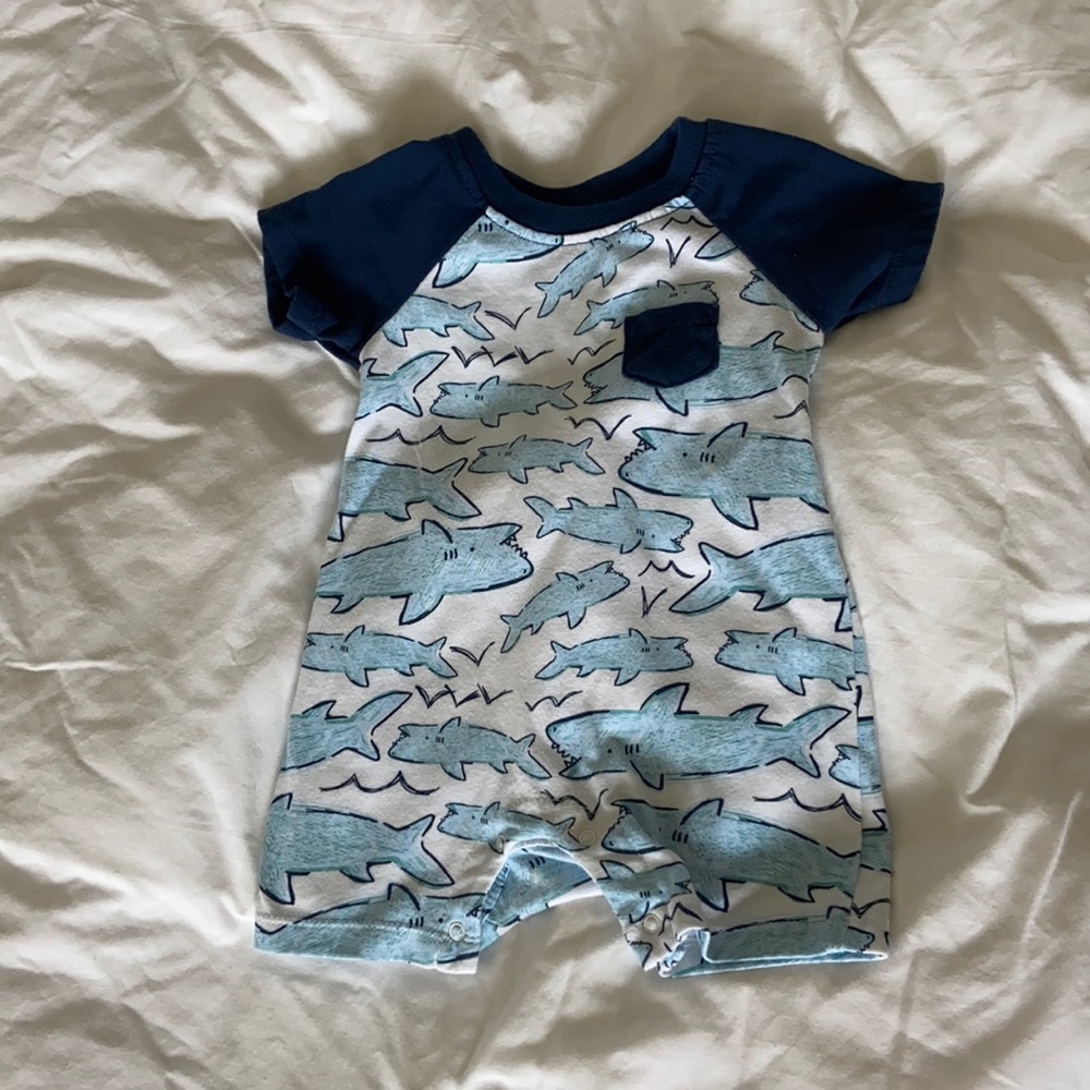 Chick pea baby romper